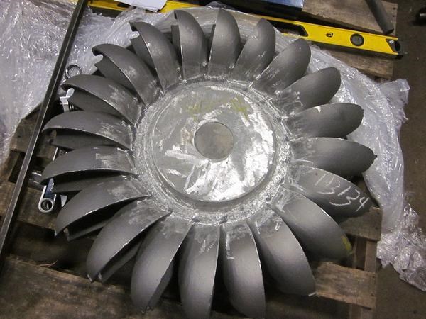 Our Canyon turbine runner is cast